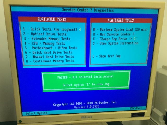 Dell OptiPlex GX270の応急修理・予備機制作の写真
