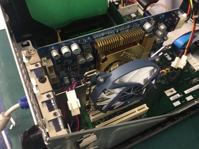 Dell OptiPlex GX270の応急修理・予備機制作の写真