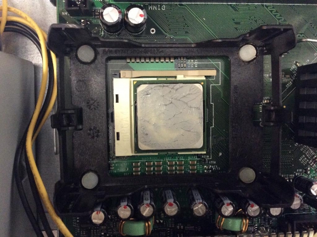 Dell OptiPlex GX270の応急修理・予備機制作の写真