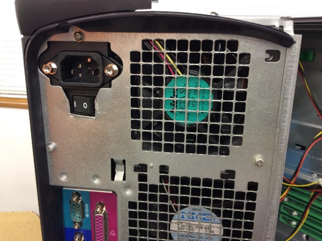 Dell OptiPlex GX270の応急修理・予備機制作の写真